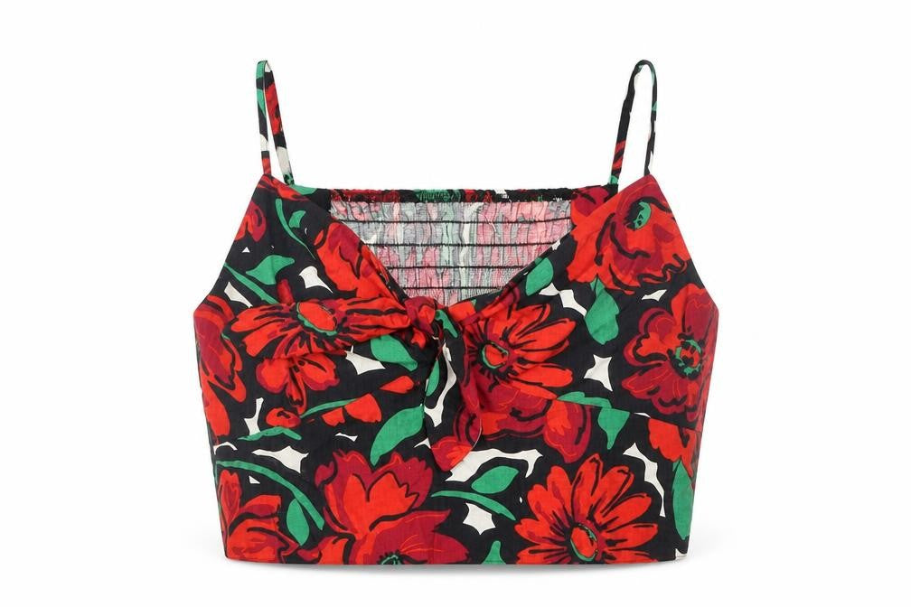 Front view of Tu Women's Multicoloured Floral Camisole, size 12