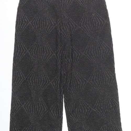 George Women's Black Wide-Leg Trousers Size 14