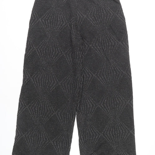 George Women's Black Wide-Leg Trousers Size 14