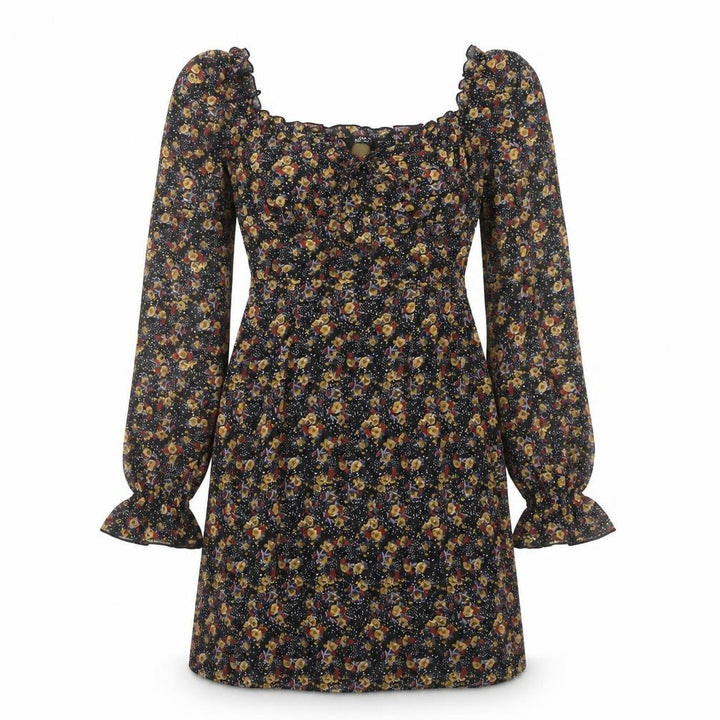 Nasty Gal Women's Floral A-Line Short Dress 8 Multicoloured