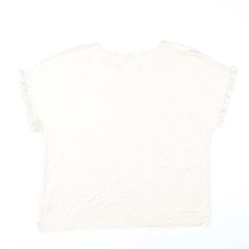 Principles Women's Ivory Round Neck Top Size 18