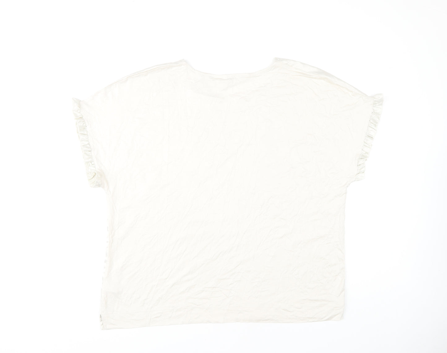 Principles Women's Ivory Round Neck Top Size 18