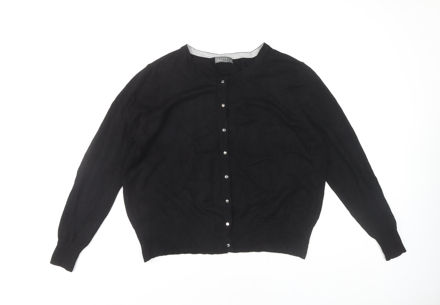 Papaya Women's Black Cardigan Size 20