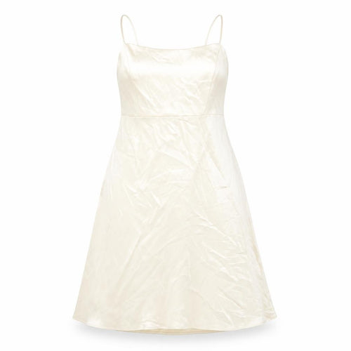 Zara Women's Ivory Slip Dress Size 12 Sleeveless