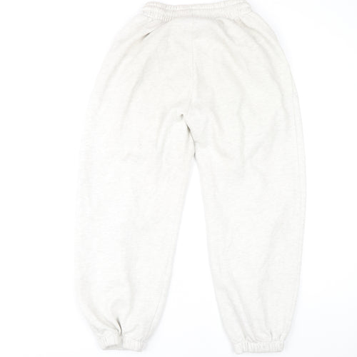 Zara Women’s Ivory Joggers - Size S, Cotton Blend