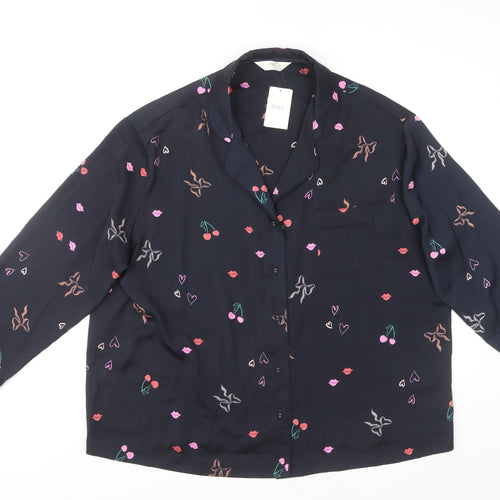 Marks and Spencer Women's Multicoloured Pyjama Top