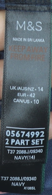 Marks and Spencer Women's Multicoloured Pyjama Top