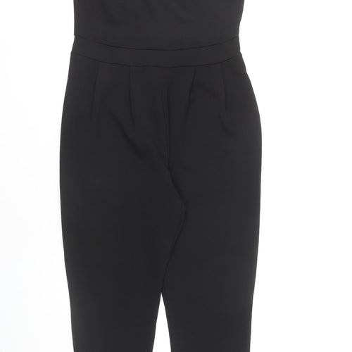 Cameo Rose Women's Black Off the Shoulder Jumpsuit, Size 14