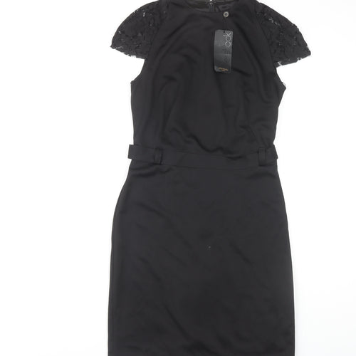 Aftershock London Women's Black Dress S Short Sleeve