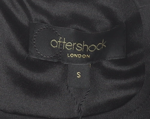 Aftershock London Women's Black Dress S Short Sleeve