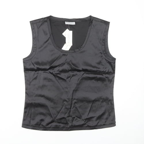 Offshoot Women's Black Tank Top Size 14 Basic Style
