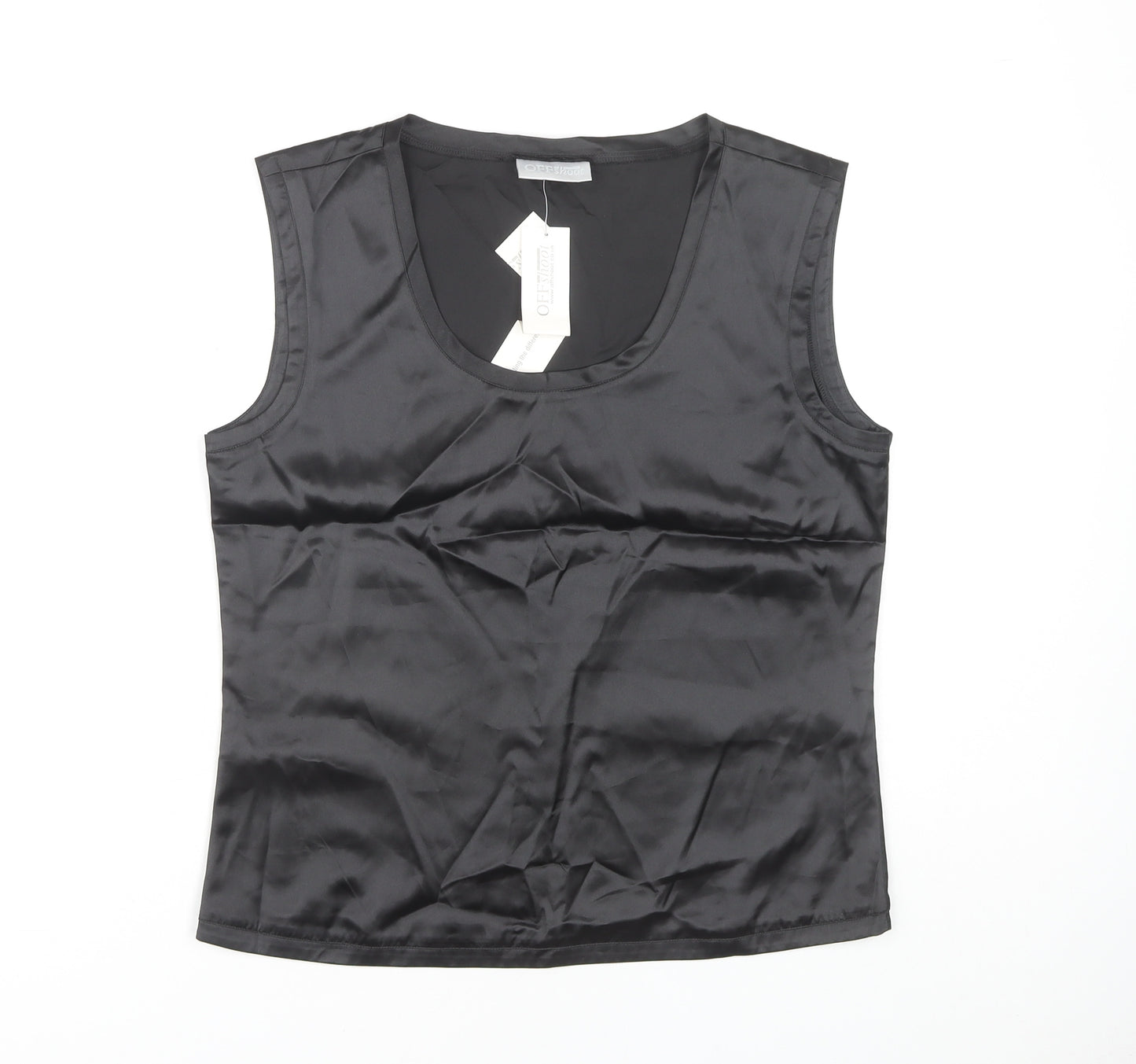 Offshoot Women's Black Tank Top Size 14 Basic Style