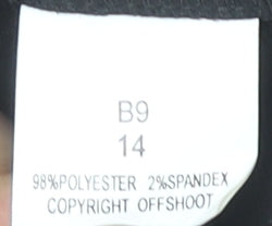 Offshoot Women's Black Tank Top Size 14 Basic Style