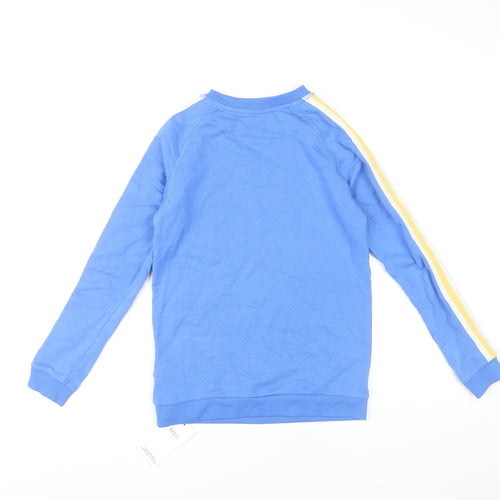 Marks and Spencer Boys Blue Sweatshirt, Size 11 Years, Crew Neck