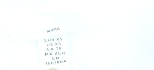 H&M Women's White Sleeveless Blouse - Size 6