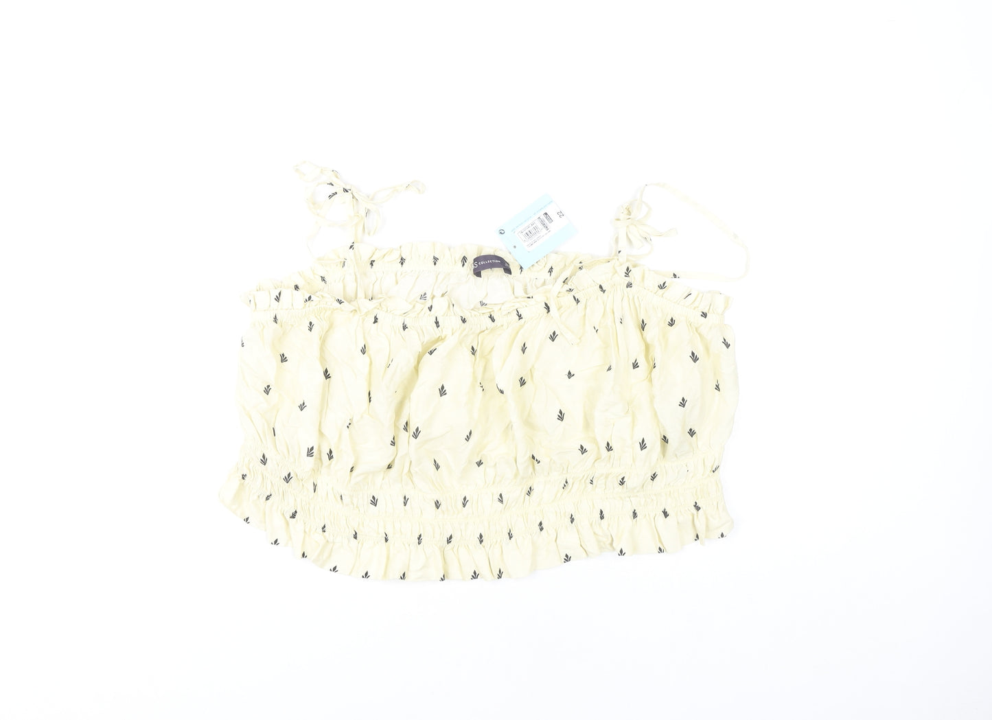 Marks and Spencer Women's Multicoloured Cropped Camisole, Size 22