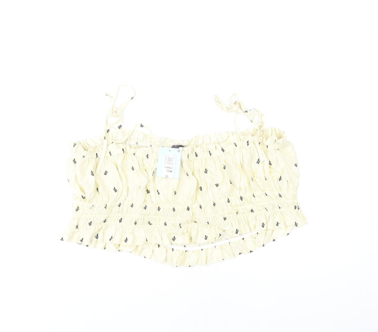 Marks and Spencer Women's Multicoloured Cropped Camisole, Size 22