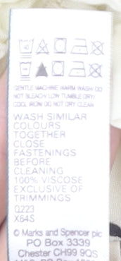 Marks and Spencer Women's Multicoloured Cropped Camisole, Size 22