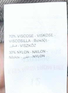 Peacocks Women's Beige Roll Neck Jumper Size 12