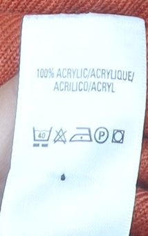 Marks and Spencer Women's Orange Mock Neck Jumper