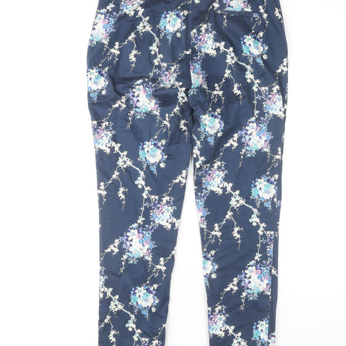 Oasis Women’s Blue Floral Trousers Size 14