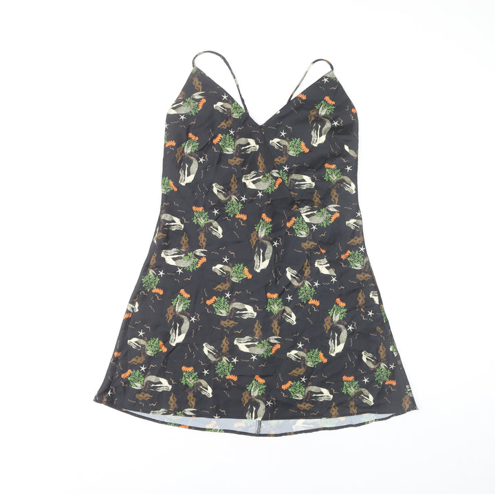 Zara Women's Multicoloured Slip Dress Size 12