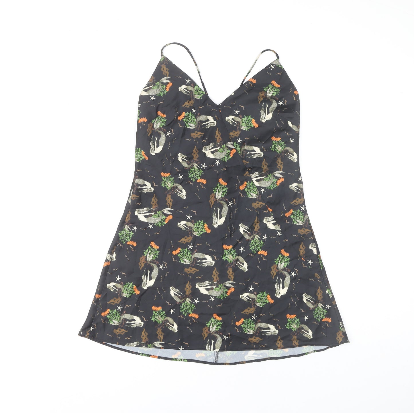 Zara Women's Multicoloured Slip Dress Size 12