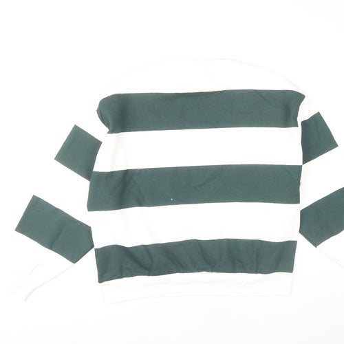 Stradivarius Women's Striped Pullover Sweatshirt