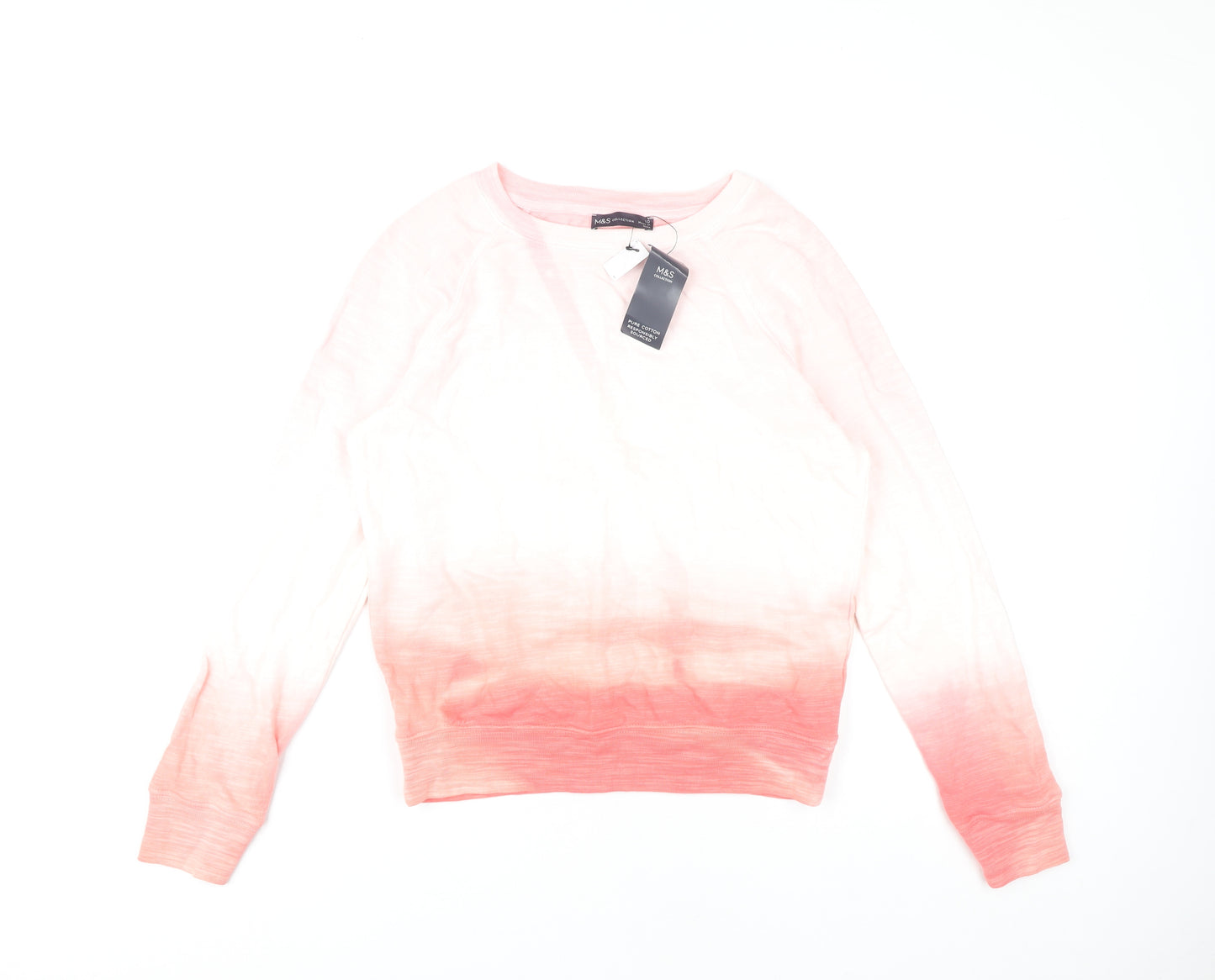 Marks and Spencer Pink Pullover Sweatshirt Size 10
