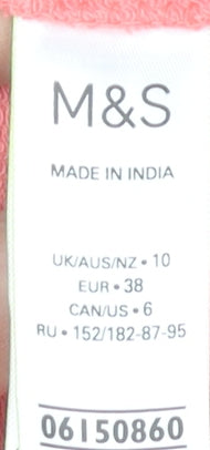 Marks and Spencer Pink Pullover Sweatshirt Size 10