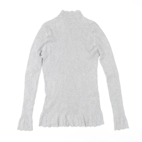 Papaya Women's Grey Knit Pullover Jumper Size 14