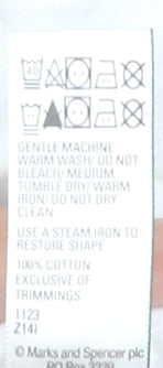 Marks and Spencer Women's White Pyjama Shirt Size 10