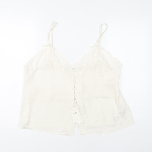 Marks and Spencer Women's Ivory Camisole Top Size 20