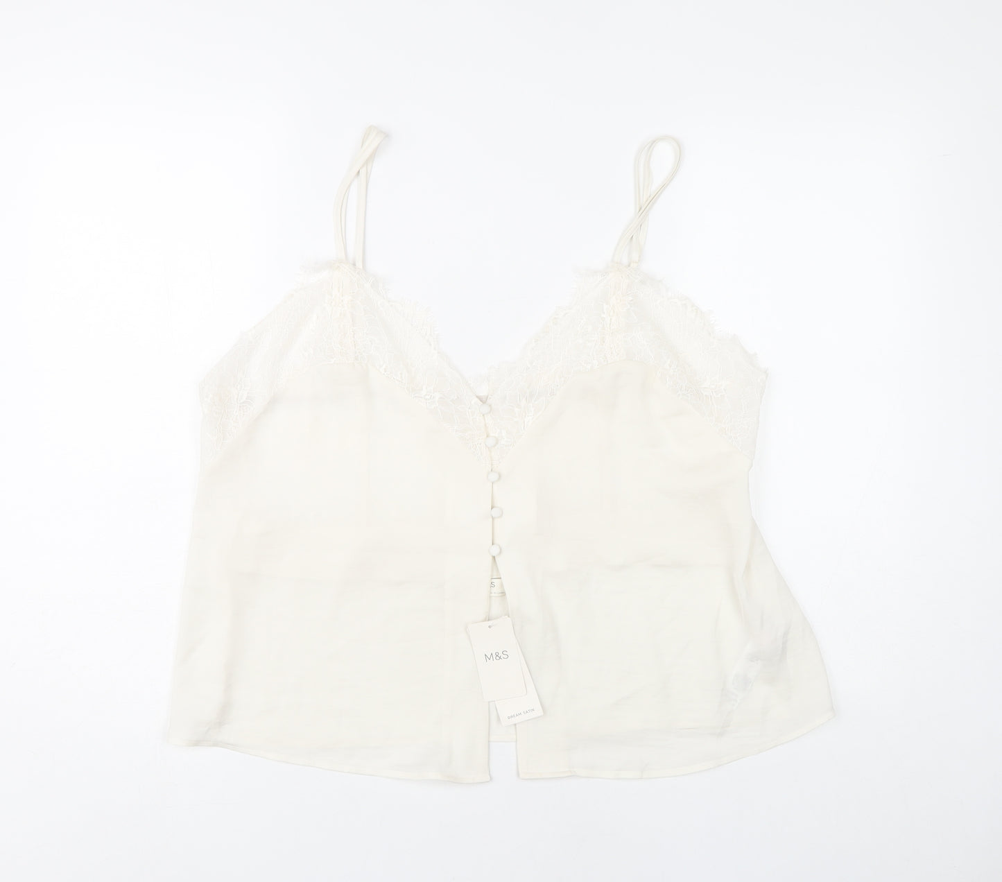 Marks and Spencer Women's Ivory Camisole Top Size 20