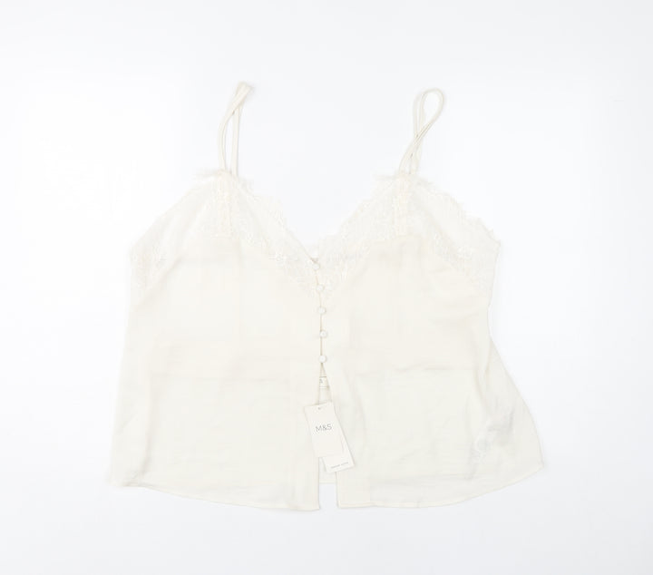 Marks and Spencer Women's Ivory Camisole Top Size 20