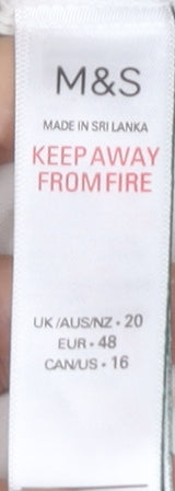 Marks and Spencer Women's Ivory Camisole Top Size 20