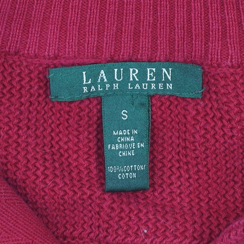Lauren Ralph Lauren Women's Red Cotton Jumper S
