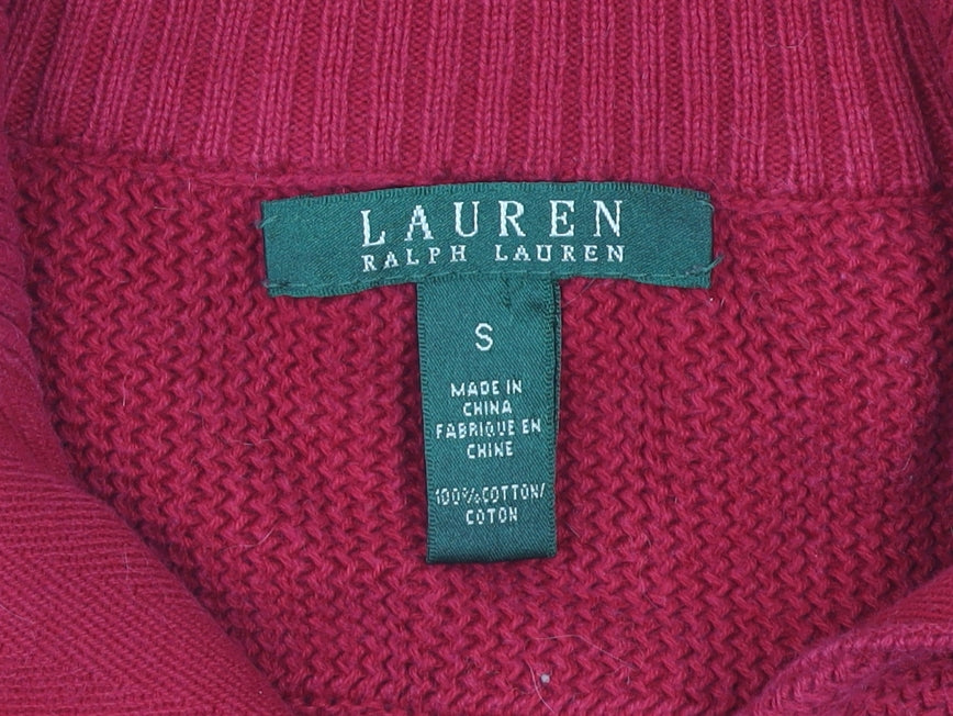 Lauren Ralph Lauren Women's Red Cotton Jumper S