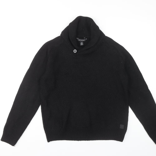 Cedar Wood State Men’s Black High Neck Pullover M