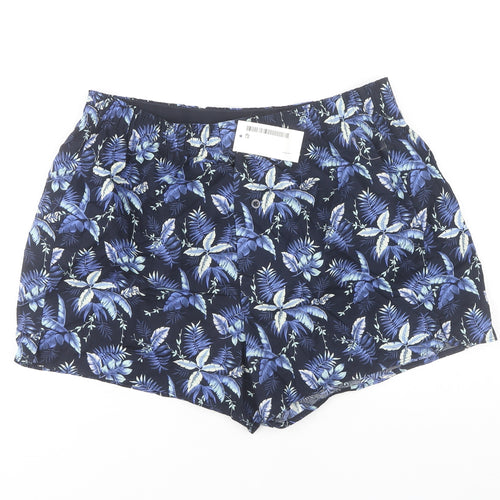 Marks and Spencer Women’s Multicoloured Floral Shorts - L