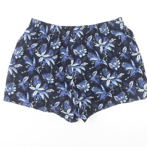 Marks and Spencer Women’s Multicoloured Floral Shorts - L