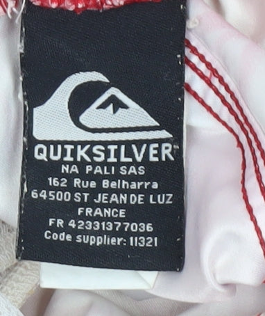 Quiksilver Boys Red Floral Board Shorts Size 12