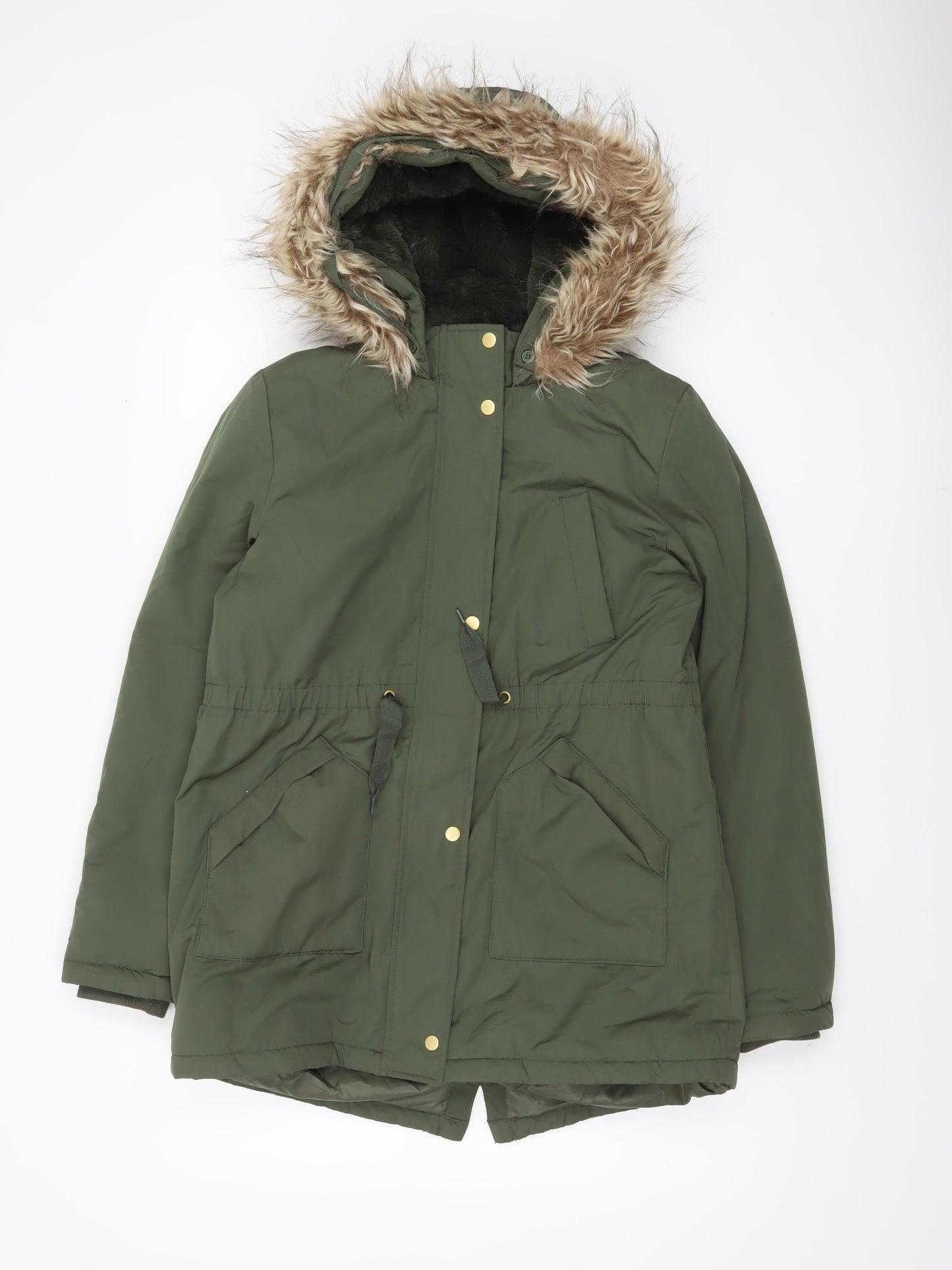 Marks and Spencer Girls Green Parka 13-14 Years