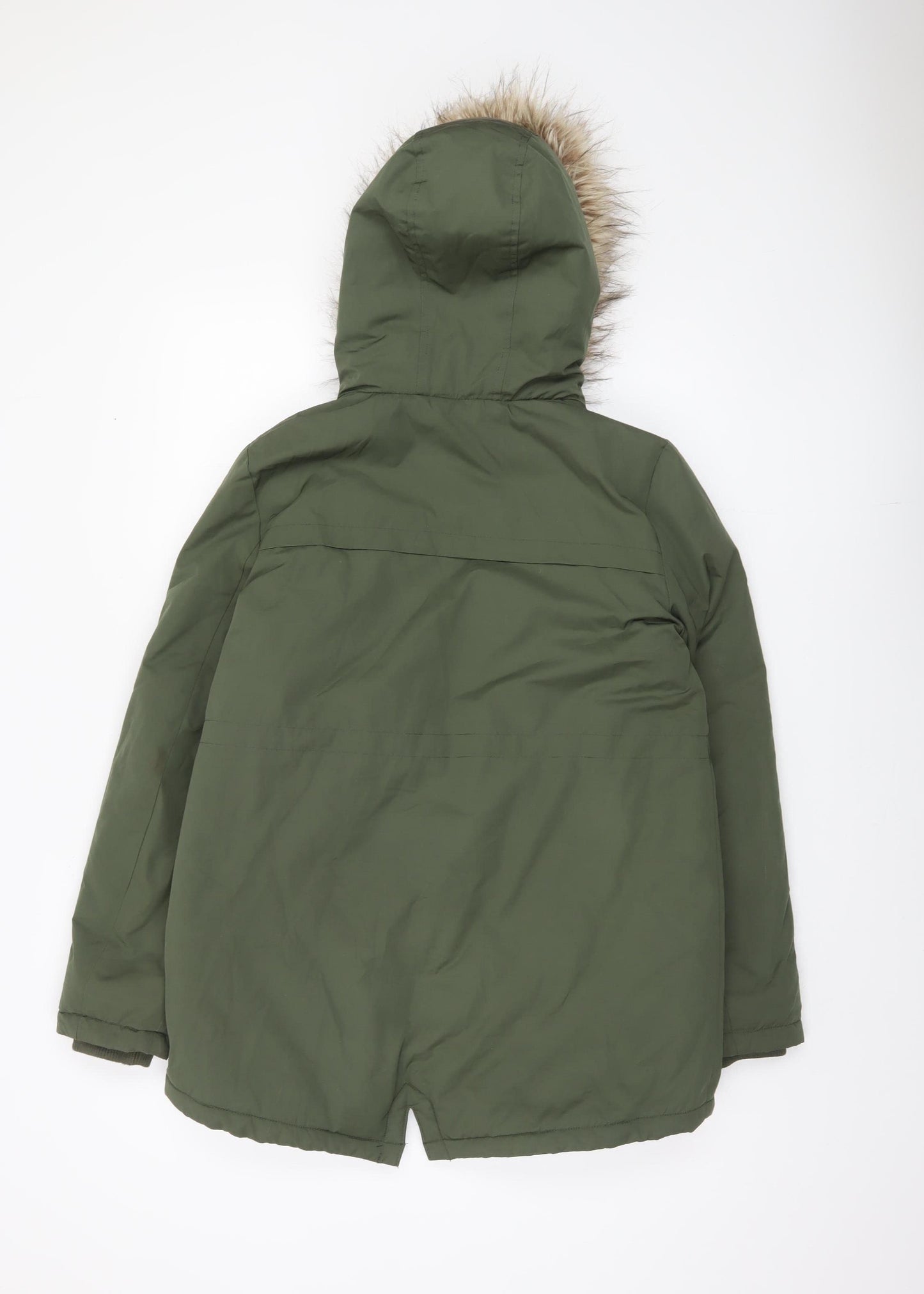 Marks and Spencer Girls Green Parka 13-14 Years