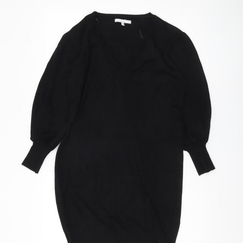 Pebble Bay Women's Black V-Neck Pullover Jumper
