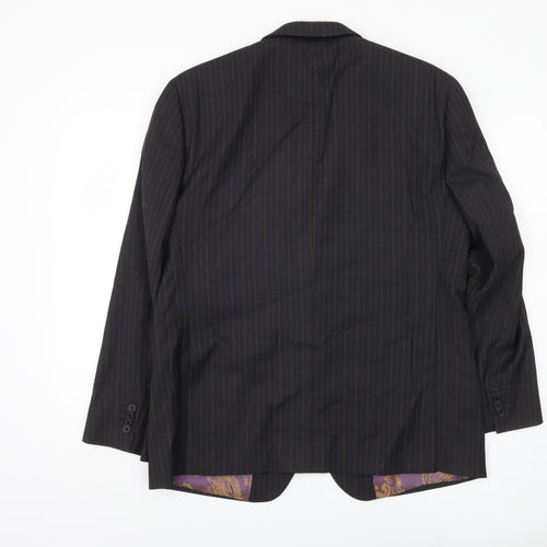 Next Men's Black Stripe Blazer, 42 Short