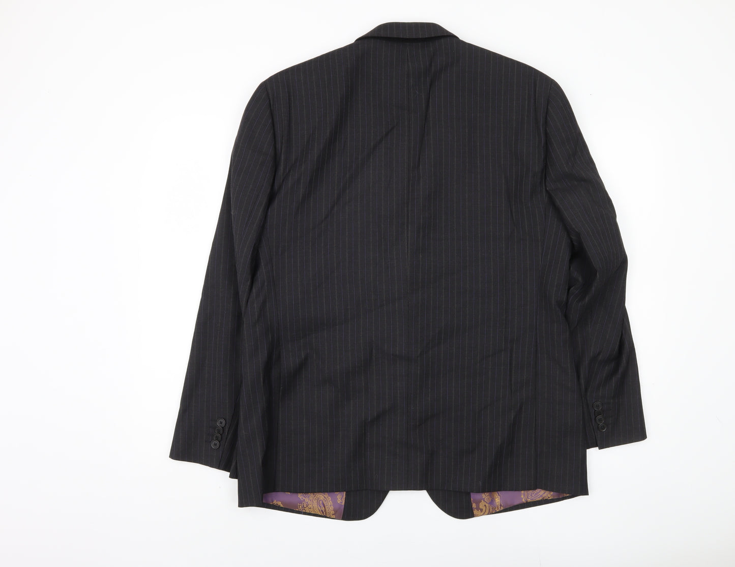Next Men's Black Stripe Blazer, 42 Short