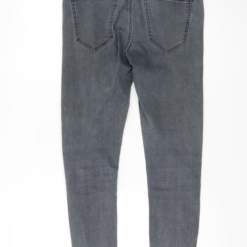 boohooMAN Grey Slim Fit Jeans for Men Size 30