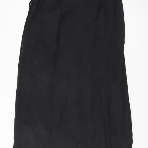 Marks and Spencer Women's Black Wrap Skirt Size 10