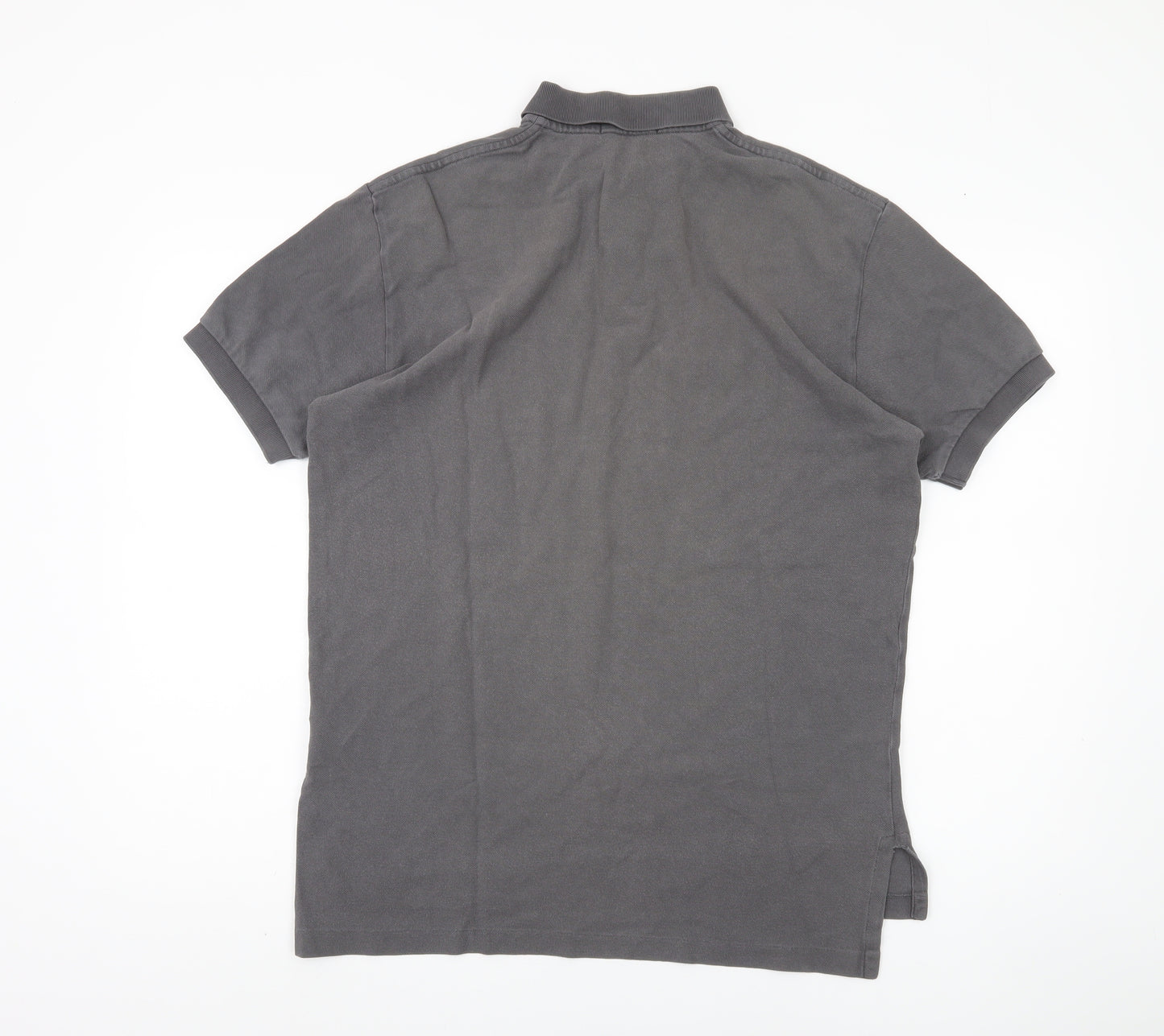 Polo Ralph Lauren Men's Grey Polo Shirt M Short Sleeve